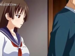 Anime gadis meniup besar zakar/batang