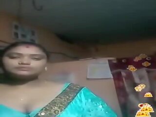 Tamil indisch bbw blauw silky blouse wonen, seks video- 02