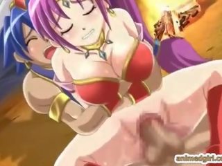 3D busty hentai Princess caught and fucked by ghetto shemale anime