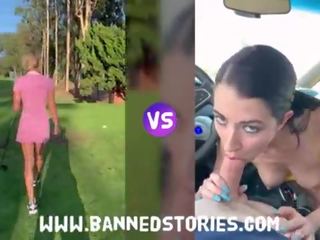 Bnds video&colon; ゴルフ girls&colon; gabbie カーター 対 アレックス coal