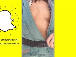 Snapchat by Jeny Smith: Wet Pantyhose, public flashing, etc x rated video movs
