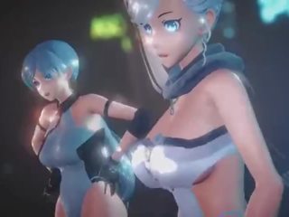 {mmd rwby} - 巧克力 奶油 ft. weiss, winter - 由 rwby mmd