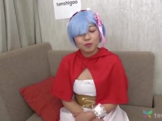 Japansk riho i henne favoritt anime kostyme kommer til intervju med oss ved tenshigao - penis suging og ball slikking amatør sofa avstøpning 4k &lbrack;part 2&rsqb;