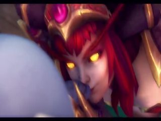 Warcraft: her Queen by GreatB8SFM (futa, Sound)