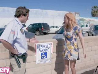 Trickery - April O'neil Tricked Into adult clip With a Security Guard