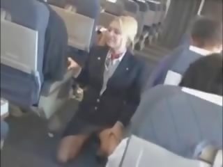 Flight attendent sucks jago