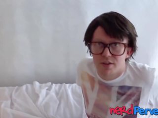 Yummy Hottie with Glasses Mouth Fucked by Fake Casting
