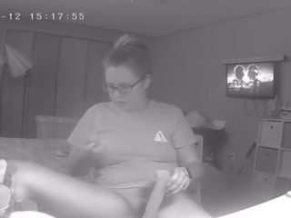 Slutty adoleshent skips detyre shtepie në masturbohem në x nominal kapëse i fshehur kamera