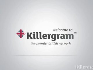 Killergram טיפאני naylor מבאס של זרים ב א xxx וידאו קולנוע